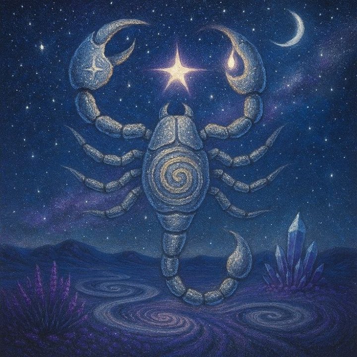 ماه نو در ۲۸ درجهٔ عقرب، مثل دریچه‌ای است که نه به گذشته، بلکه به هستهٔ زخمی در گذشته باز می‌شود. جایی که رابطه‌ها نیمه‌کاره مانده‌اند، عهدها شکسته شده‌اند و چیزی از عمق ناخودآگاه هنوز نفس می‌کشد.